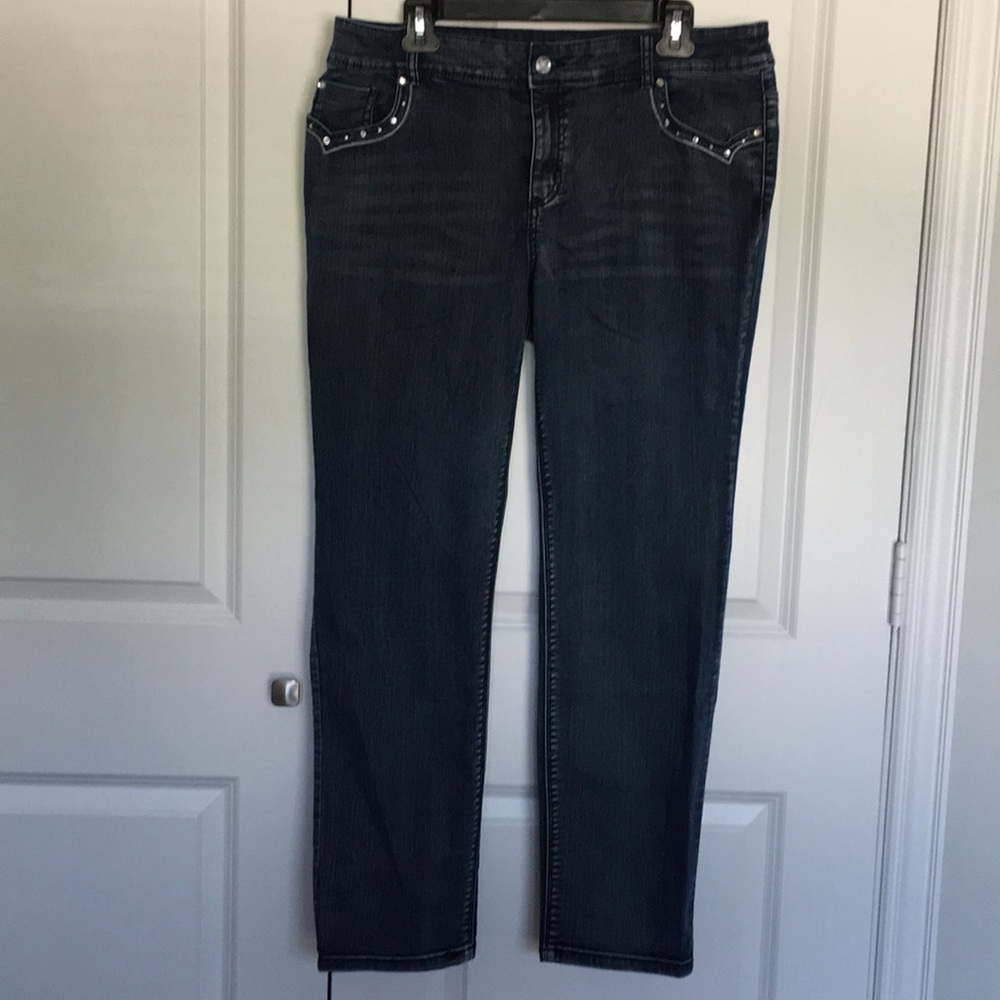 Chico’s Studded Stretch Jeans
